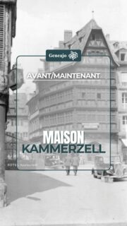 On continue nos sauts dans le temps avec le "avant/maintenant" ! Cette fois-ci, la maison Kammerzell, place de la Cathédrale à Strasbourg ! 🤩🔴⚪️🏡🍴

ℹ️ Les fondations gothiques de la bâtisse datent de 1427 et c’est en 1467 et en 1589 que furent construits les trois étages à pans de bois ornementés qui font sa grande particularité. En façade, les figures sculptées aux moult détails exaltent les vertus prônées par l’idéal humaniste de la Renaissance qui mêlent noblesse médiévale et culture antique. Les 75 fenêtres aux vitraux en cul-de-bouteille qui les parent illuminent l’intérieur des salles de manière chaleureuse.

Source : Maison Kammerzell

📸  AVES, Fond Blumer, 8 Z 2204

#alsace #strasbourg #patrimoine #photo #avantapres